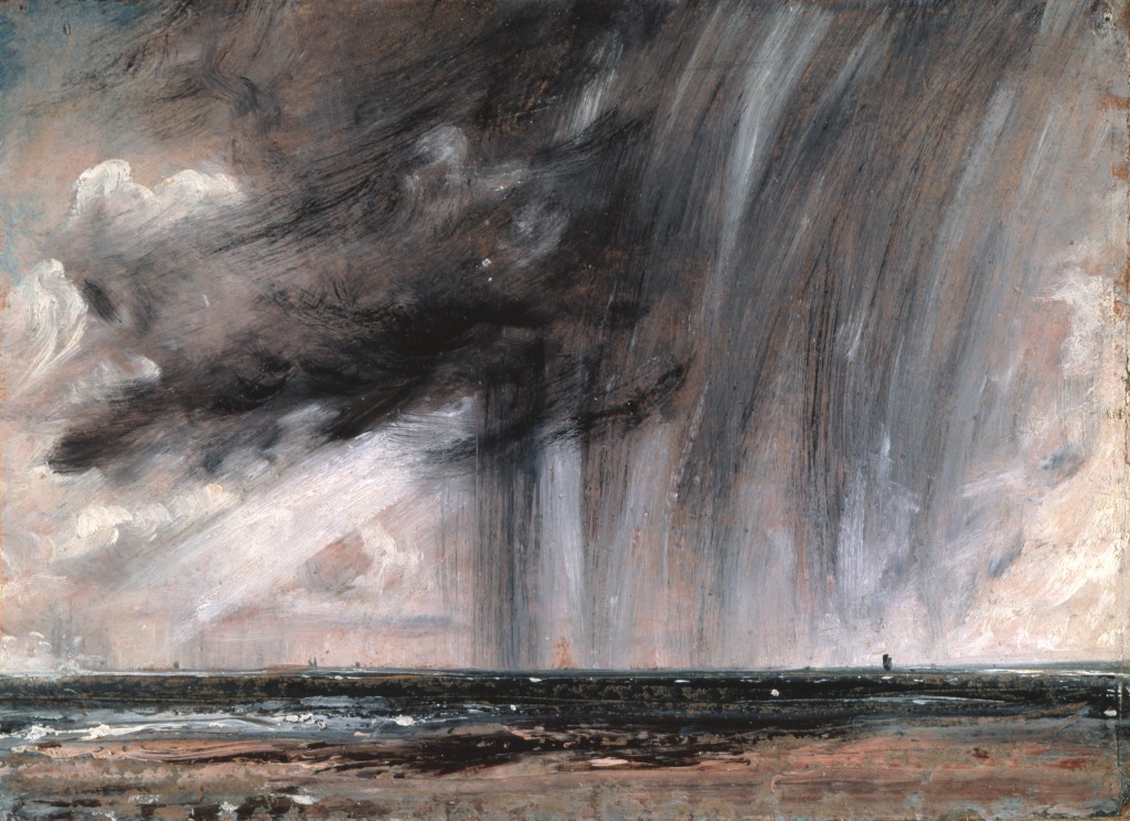 John Constable, Seascape Study with Rain Cloud, circa 1827